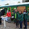 An der offiziellen Einweihung des Bauernhof-Wald-Kindergarten Mooszwerge in Oberhof, die am Mittwochnachmittag stattfand, nahmen teil ...