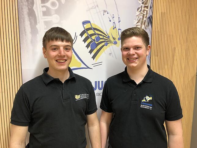 Neu in der Jugendleitung: Hubert Huber (links) und Simon Eckert.