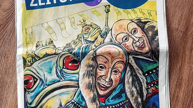 Die Narrenzeitung der Narrenvereinigung Hegau Bodensee Bild: Werner Waimer