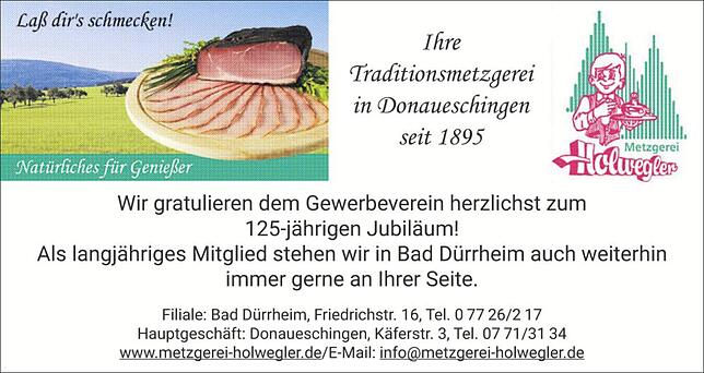 Bild 9: 125 Jahre Gewerbeverein Bad Dürrheim: Handel und Dienstleistung dominieren heute