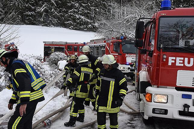 Bild 23: Bilder vom Großeinsatz der Feuerwehr