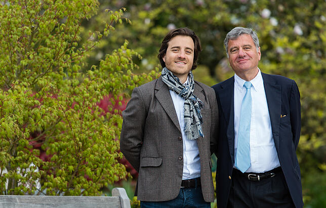 Leonard (links) und Raimund Wilhelmi.