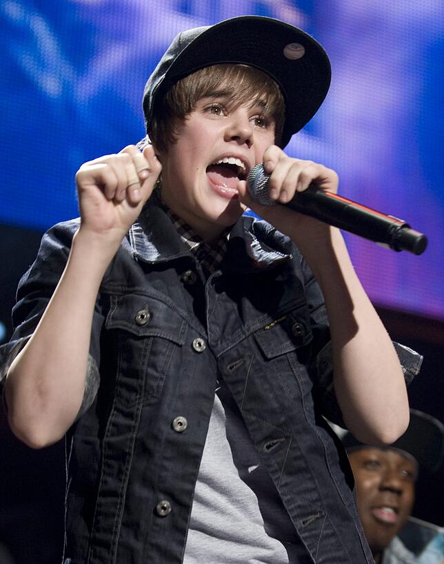 Das war 2009: Justin Bieber singt im Madison Square Garden.