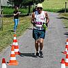 Zieleinlauf des 81-jährigen Martin Krauss beim Laien Man 2018 als letzter. Immerhin hat er seine Zeit gegenüber 2017 um eineinhalb ...