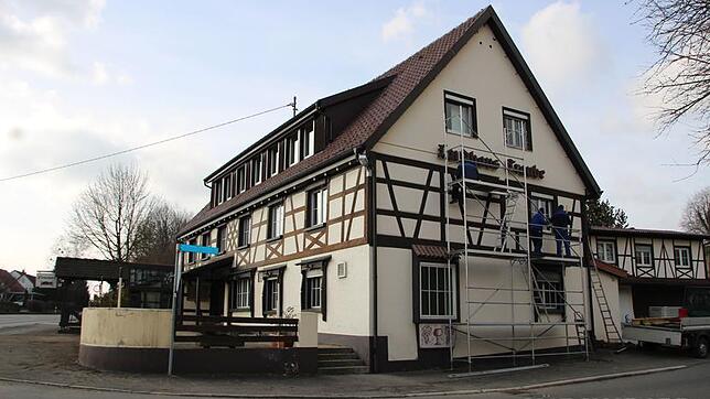 Das ehemalige Gasthaus Traube wurde zur Flüchtlingsunterkunft umgebaut. Am Montag gibt es einen Besichtigungstermin für alle ...