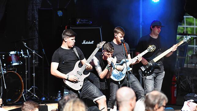 Aus Tennenbronn stammen die Musiker von &bdquo;Blackwood&ldquo;, die beim Halloween-Festival in Brigachtal auftreten werden. Unser Bild ...