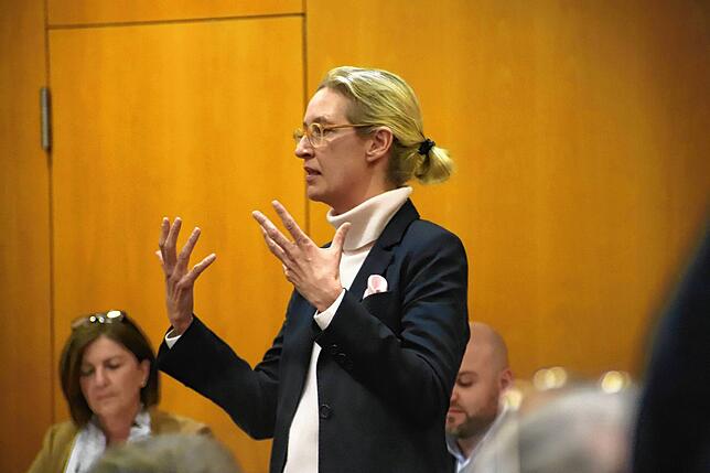 Nominierungsversammlung der AfD im Wahlkreis Bodensee vor der Bundestagswahl. Die Versammlung fand im GZH Friedrichshafen am 7. Januar ...