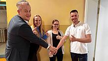 Sie wollen als neue Führungsriege viel bewegen (von links): Ralf Eichenhofer, Madeleine Hartel, Nadine Henkelmann und Lucas Henkelmann. ...