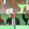 Welchen Kandidaten hätten Sie gern? Annegret Kramp-Karrenbauer, Jens Spahn und Friedrich Merz (von links) bei der Regionalkonferenz in ...