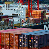 Der deutsche Export boomt – dank sei dem EU-Binnenmarkt. Hier ein Bild vom Hamburger Containerhafen.