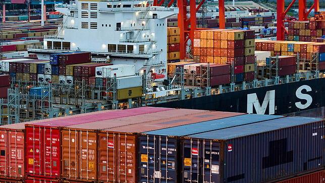 Der deutsche Export boomt – dank sei dem EU-Binnenmarkt. Hier ein Bild vom Hamburger Containerhafen.