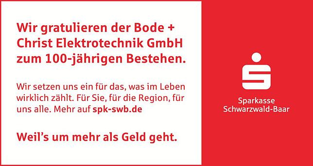 Bild 3: 100 Jahre Bode + Christ Elektrotechnik in VS-Villingen: Individuelle Lösungen für alle Ansprüche