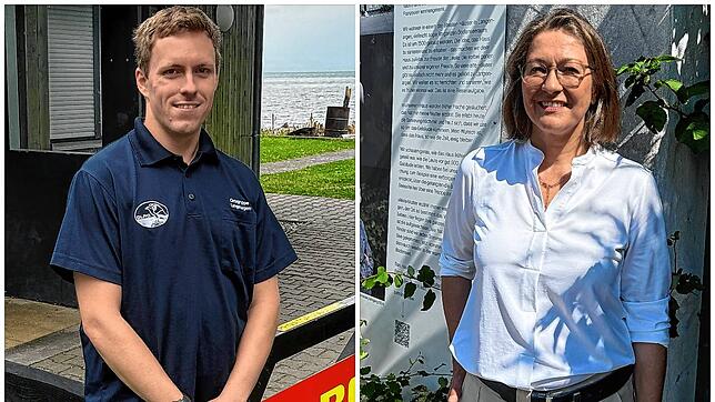 Pascal Sobeck und Christine Köhle engagieren sich in Langenargen.