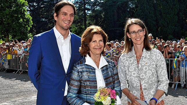 Ihre Majestät Königin Silvia von Schweden bei ihrem letzten Besuch auf der Insel Mainau 2019.