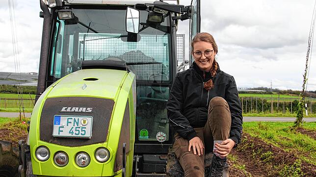 Das ist ihr Leben: Christiane Fricker stammt von einem Bauernhof und will selbst Bäuerin werden. Für sie eine konsequente Entscheidung.