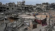 Nahostkonflikt - Gaza Viele Leichen von Geiseln könnten mutmaßlich unter den Ruinen ausgebombter Gebäude oder in Tunnelschächten verschüttet sein. (Archivbild)