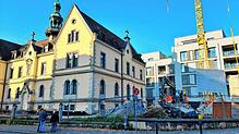 Beim Stiftsgebäude neben dem Wohngebäude Laubenhof sind die Bauarbeiter fleißig. Beim Ausheben der Baugrube tauchen immer wieder ...