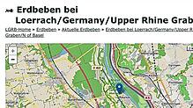 Ein Erdbeben der Stärke 4,6 wird am Samstagabend in Südbaden gemessen.