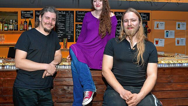 Möchten das "s'bokle" in die Zukunft führen: die Vorstandsmitglieder des Fördervereins Alternative Jugendkultur Radolfzell Daniel ...