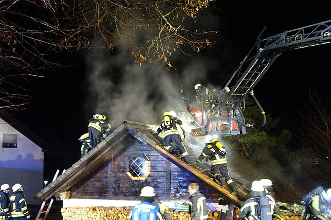 Bild 1: Bilder: Drei Brände in Bonndorf in einer Nacht