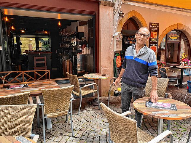 Gastronom Angelo De Rosa, Wirt des Rhybrugg in Bad Säckingen.