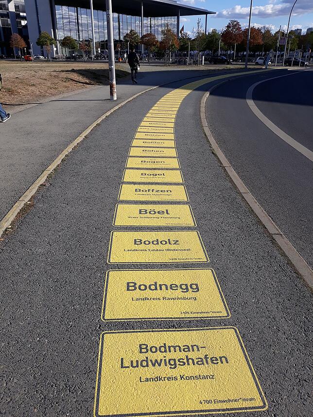 Die Gemeinde Bodman-Ludwigshafen liegt auf der 2,5 Kilometer langen Strecke recht weit vorn. Bild: Bager