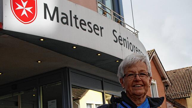 Ingrid Steimer freut sich, dass die Malteser das Café Malta für Demenzkranke anbieten. Einmal die Woche kommt ihr Mann in die Betreuung.