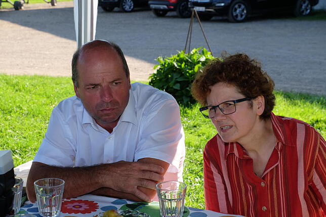 Martin Hahn, Landtagsabgeordneter, und die Europa-Abgeordnete Maria Heubuch.
