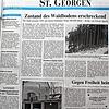 Gute und schlechte Nachrichten hatte vor 25 Jahren der Stellvertretende Forstamtsleiter Leo Sprich für den Gemeinderat: Zum einen ...