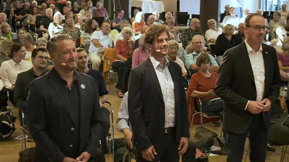 Die Highlights des Podiums zur OB-Wahl in weniger als drei Minuten Die Highlights des Podiums zur OB-Wahl in weniger als drei Minuten