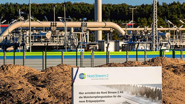 Die Anlandestation in Lubmin in Mecklenburg-Vorpommern sollte das russische Gas der Pipeline aufnehmen. Wegen der russischen Invasion ...