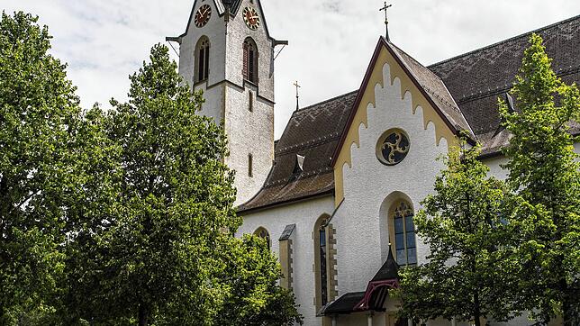 Die Kirche in Abtwil, hier wurde geheiratet. Und hier fand Gerold Stadlers Trauerfeier statt.