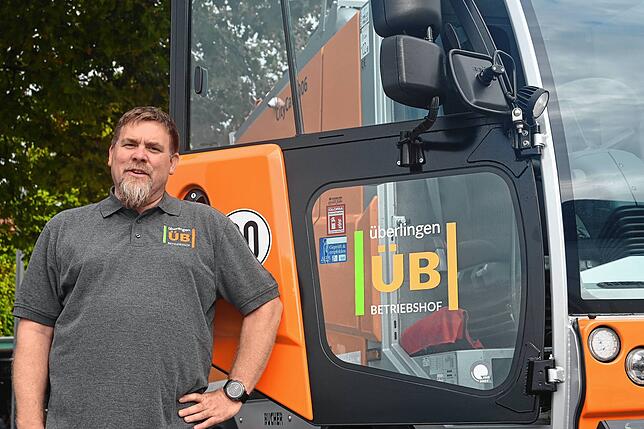 Bastian Eberl ist Leiter des Betriebshofs Überlingen.