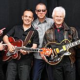 Die Kultband Ghostriders heute mit (von links) Harry Bohner, Lothar Binder, &bdquo;Pokey&ldquo; Thomas Schwabe, Gründungsmitglied ...