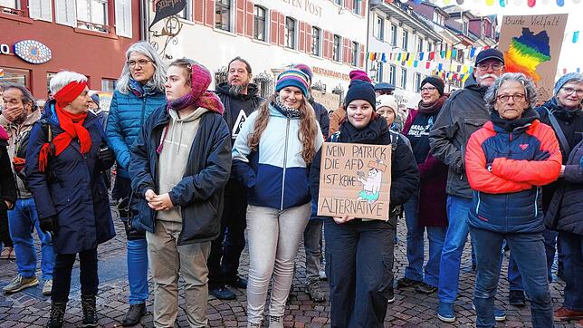 Bild : Waldshuter Kundgebung gegen rechts – exklusive Bilder!
