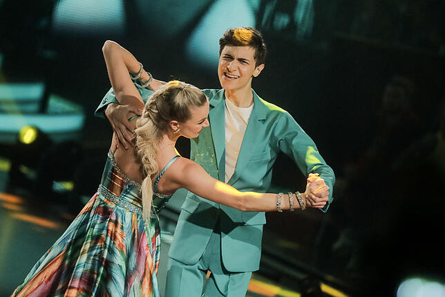 Bei &bdquo;Let&lsquo;s Dance&ldquo; war für Lukas Rieger und seine Tanzpartnerin Katja Kalugina schon in der dritten Runde Schluss.