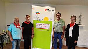 Bei der Spendenübergabe an den ambulanten Kinder- und Jugendhospizdienst (von links): Familienbegleiterin Angelika Würthenberger, ...