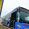 Der Erlebnisbus am Bahnhof von Uhldingen-Mühlhofen: Künftig soll der Bus als Echt-Bodensee-Bus firmieren und in der Saison stündlich ab ...