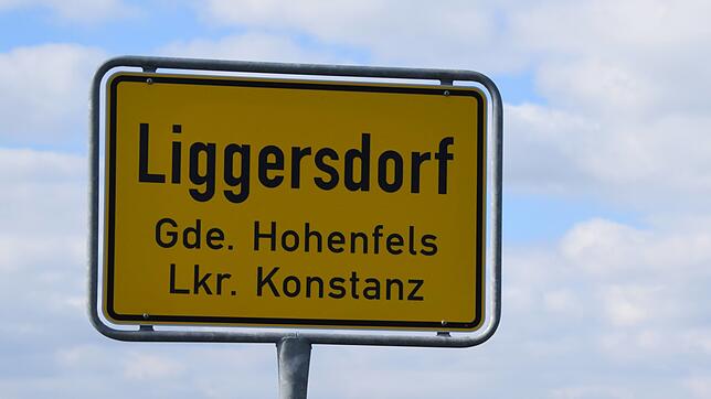 Die Hohenfels, von der hier das Ortsschild und Ortseinfahrt von Liggersdorf zu sehen sind, hat es in das Landesprogramm Quartiersimpulse ...