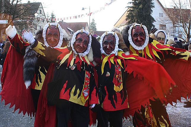 Bild 5: Bilder vom Narrenumzug in Weigheim 2019