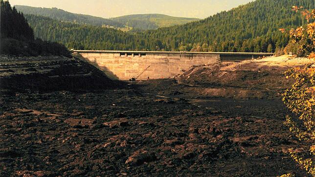 Bild : Faszinierende Bilder: so sah der leere Schluchsee 1983 aus