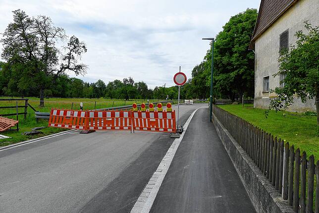 Am Ortsausgang von Urnau ist die L&nbsp;204 in Richtung Wittenhofen gesperrt und wird dies auch noch bis zum 11. September bleiben.