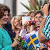 (Archivbild) In den Jahren 2017 (Bild) und 2019 besuchte die schwedische Königin Silvia die Insel Mainau im Bodensee. Auch damals nahm ...