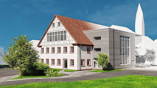 Der &bdquo;Rote Löwen&ldquo; in der neuesten Variante &ndash; auch in dieses Projekt wird eine große Summe investiert.
