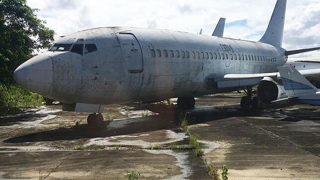 Die "Landshut" kommt: Unser Bild zeigt die vor 40 Jahren entführte Lufthansa-Maschine an ihrem früheren Standort im brasilianischen ...