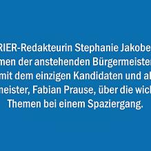 Bürgermeisterwahl Dogern: Das sind die wichtigsten Projekte für Fabian Prause