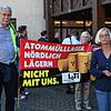 Thomas Feer, Präsident der Grünen Weinland, Brigitte Nägeli und Rosi Drayer (von links), Co-Präsidentin der Bürgerinitiative Nördlich ...