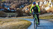 Auch das schätzen die Touristen an der Region rund um Meßkirch: die einzigartige Landschaft, die zu Fuß und mit der Fahrrad erkundet ...