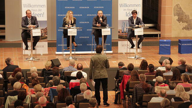 Bild : Video vom SÜDKURIER-Podium zur OB-Wahl in Villingen-Schwenningen zum Nachsehen!