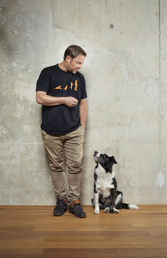 Verstehen einander: Martin Rütter und Hund.